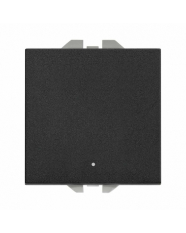 SIMON | 20000204-098 | CONMUTADOR 10AX 230V~ CON LUMINOSO INCORPORADO Y SISTEMA DE EMBORNAMIENTO RÁPIDO NEGRO MATE SIMON 270