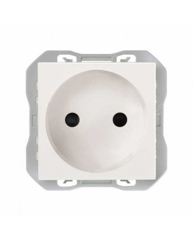 SIMON | 20000431-090 | BASE DE ENCHUFE BIPOLAR 16A 250 V~ CON SISTEMA DE EMBORNAMIENTO A TORNILLO BLANCO SIMON 270
