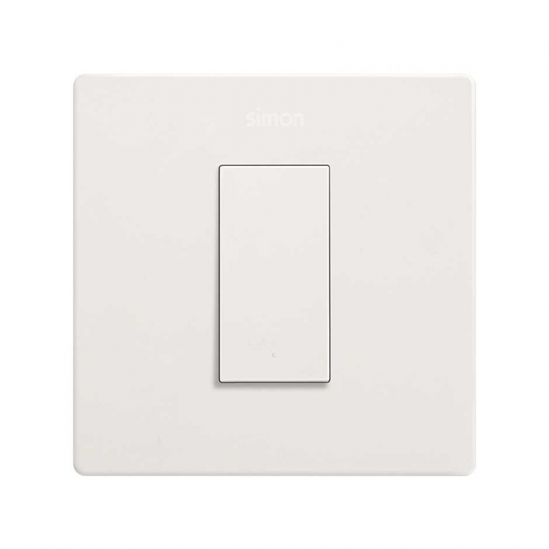 SIMON | 20000951-090 | KIT COMPLETE DE CONMUTADOR 10AX 230V~ IP44 CON SISTEMA DE EMBORNAMIENTO RÁPIDO BLANCO SIMON 270