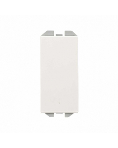 SIMON | 20001251-090 | CRUZAMIENTO PULSANTE 10AX 230V~ DE TECLA ESTRECHA CON SISTEMA DE EMBORNAMIENTO RÁPIDO BLANCO SIMON 270