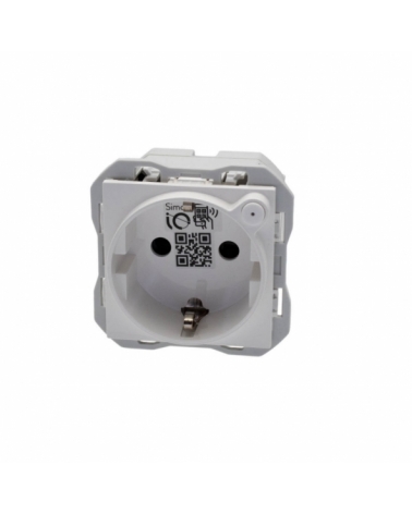 SIMON | 21000432-090 | BASE DE ENCHUFE SCHUKO IO 16A 230 V~ CON SISTEMA DE EMBORNAMIENTO A TORNILLO BLANCO SIMON 270