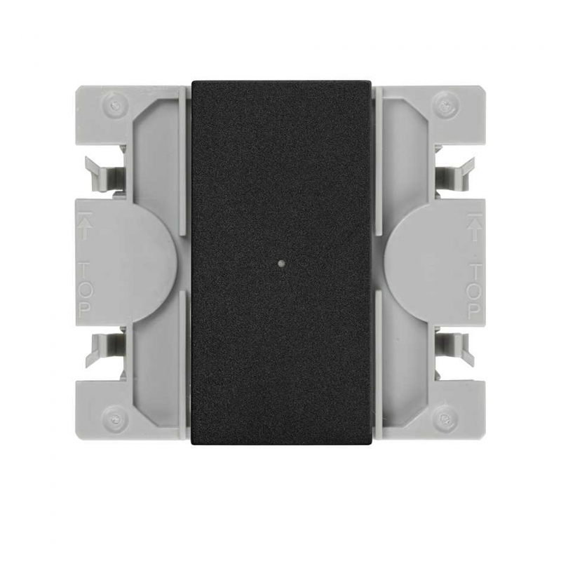 SIMON | 21001201-098 | CONMUTADOR ELECTRONICO IO DE TECLA ESTRECHA NEGRO MATE SIMON 270