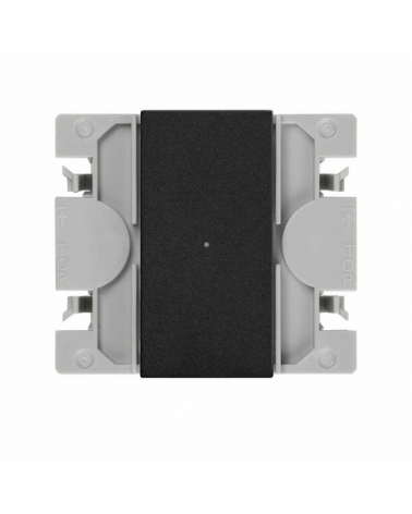 SIMON | 21001201-098 | CONMUTADOR ELECTRONICO IO DE TECLA ESTRECHA NEGRO MATE SIMON 270