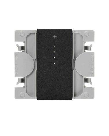 SIMON 21001317-098 Interruptor regulable iO 1-10V iO con tecla estrecha negro mate SIMON 270