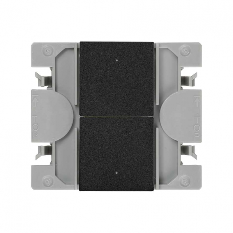 SIMON | 21021035-098 | BOTONERA MASTER IO 2 FUNCIONES PARA CREACIÓN EXPERIENCIAS NEGRO MATE SIMON 270