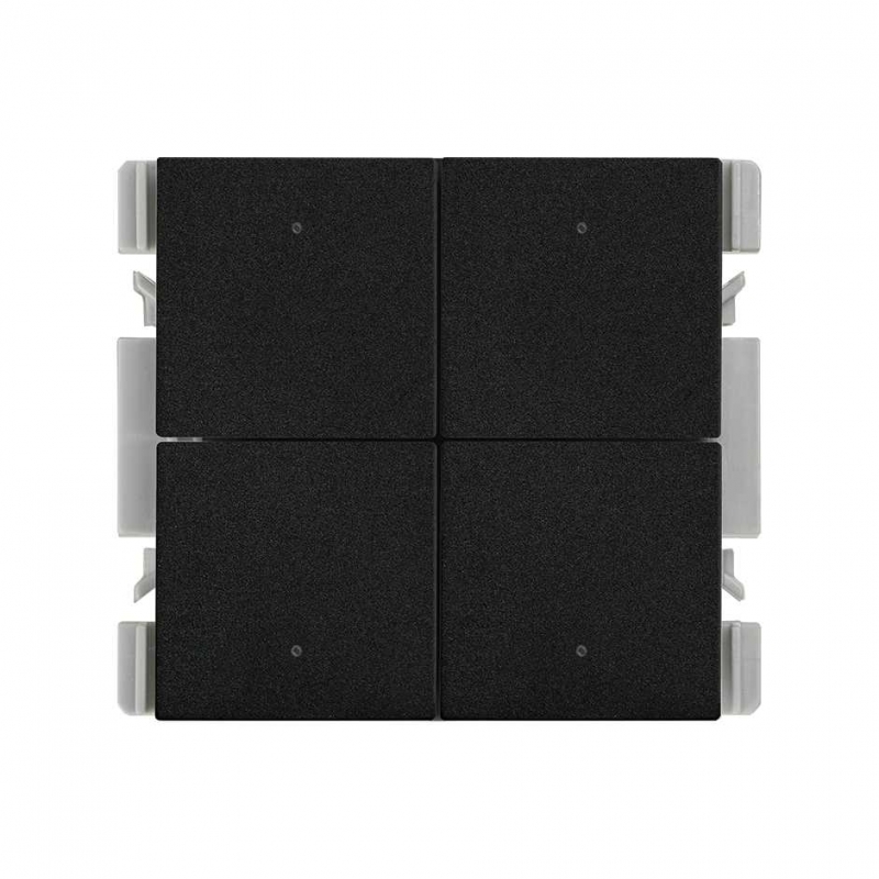 SIMON | 21040035-098 | BOTONERA MASTER IO 4 FUNCIONES PARA CREACIÓN EXPERIENCIAS NEGRO MATE SIMON 270