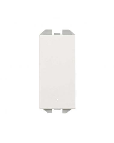 SIMON 20001204-090 Conmutador luminoso 10AX con módulo estrecho blanco SIMON 270