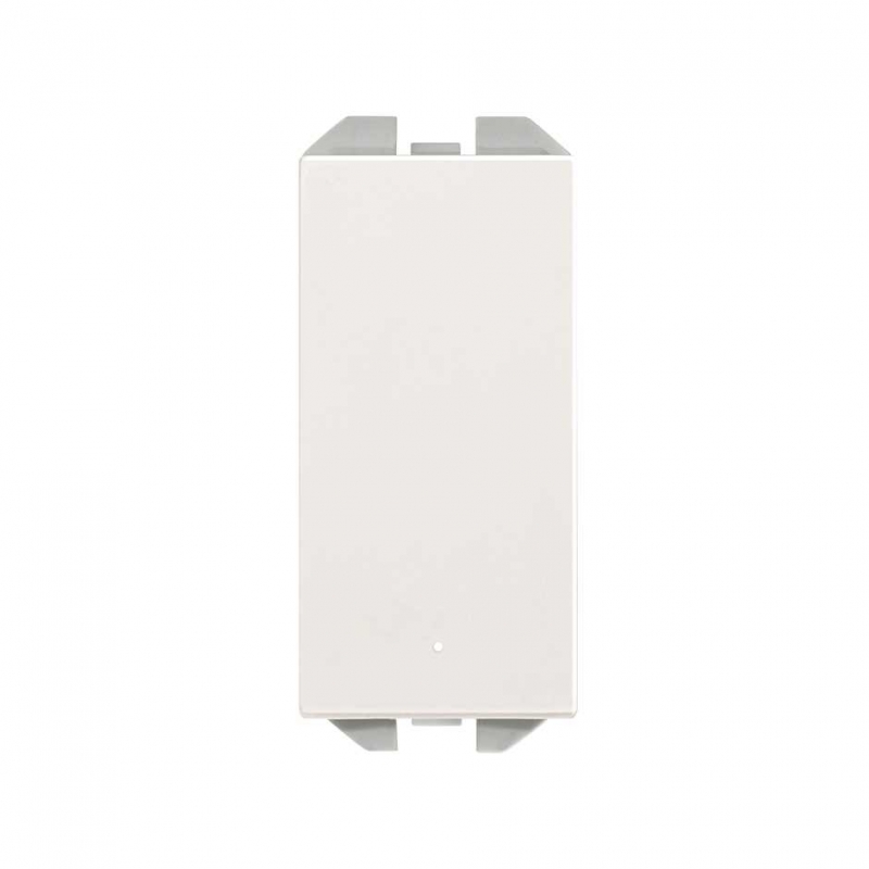 SIMON 20001254-090 Cruzamiento luminoso con módulo estrecho 10AX blanco SIMON 270