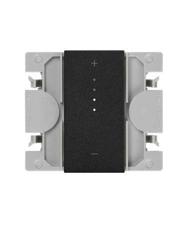 SIMON 21001321-098 Interruptor regulable iO CF 3H iO con tecla estrecha negro mate SIMON 270