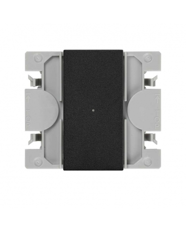 SIMON 21011036-098 Conmutador iO Master con techa estrecha negro mate SIMON 270