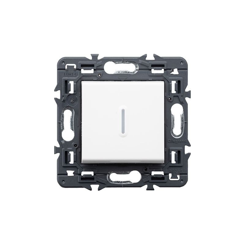 LEGRAND | 741243 | VALENA NEXT-INTERRUPTOR 1P LUMIN 10AX BLANCO