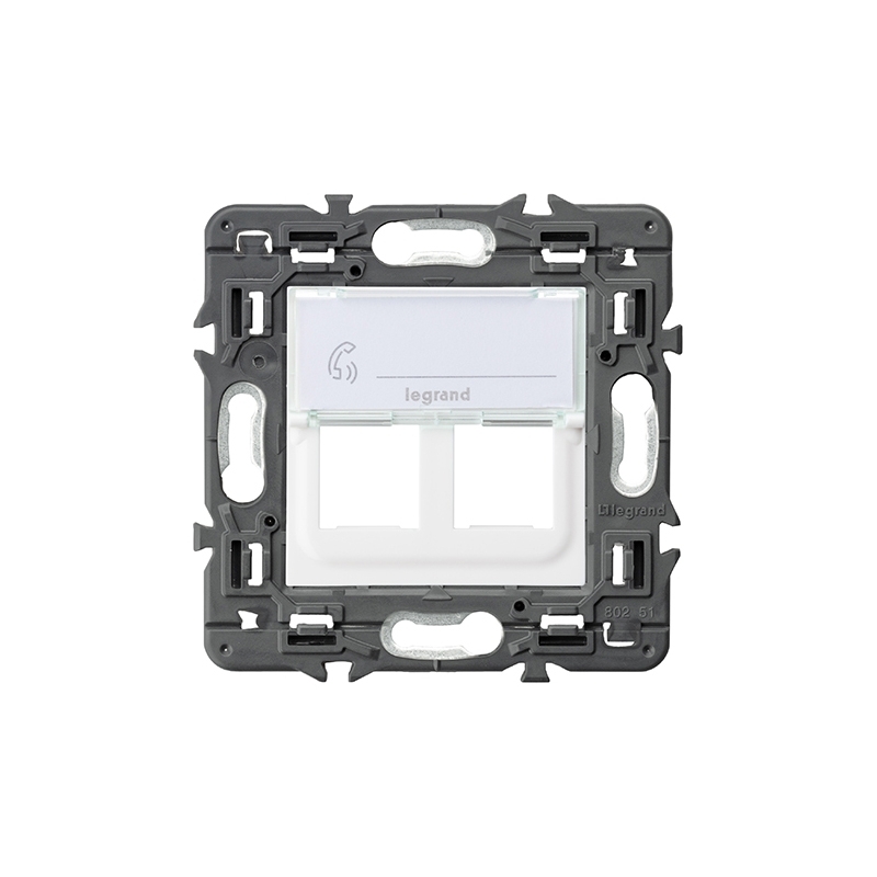 LEGRAND | 741278 | VALENA NEXT-ADAPT.2XRJ45 KEYSTONE BLANCO