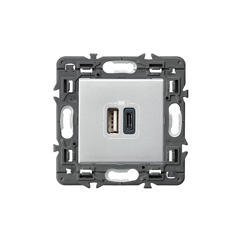 LEGRAND | 741332 | VALENA NEXT-BASE 2XUSB TIPA+C 2