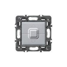 LEGRAND | 741352 | VALENA NEXT-CONMUTADOR DOBLE PERSIANA 6A ALUMINIO