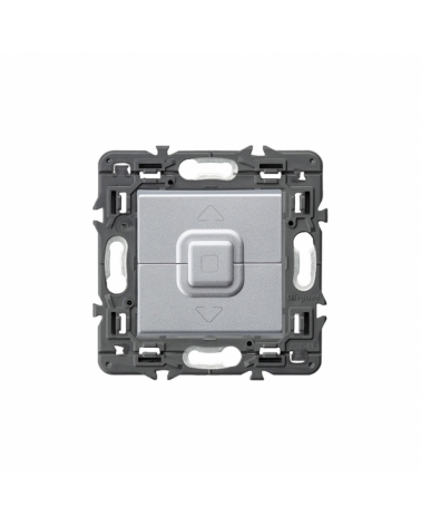 LEGRAND | 741353 | VALENA NEXT-PULSADOR DOBLE PERSIANA 6A ALUMINIO