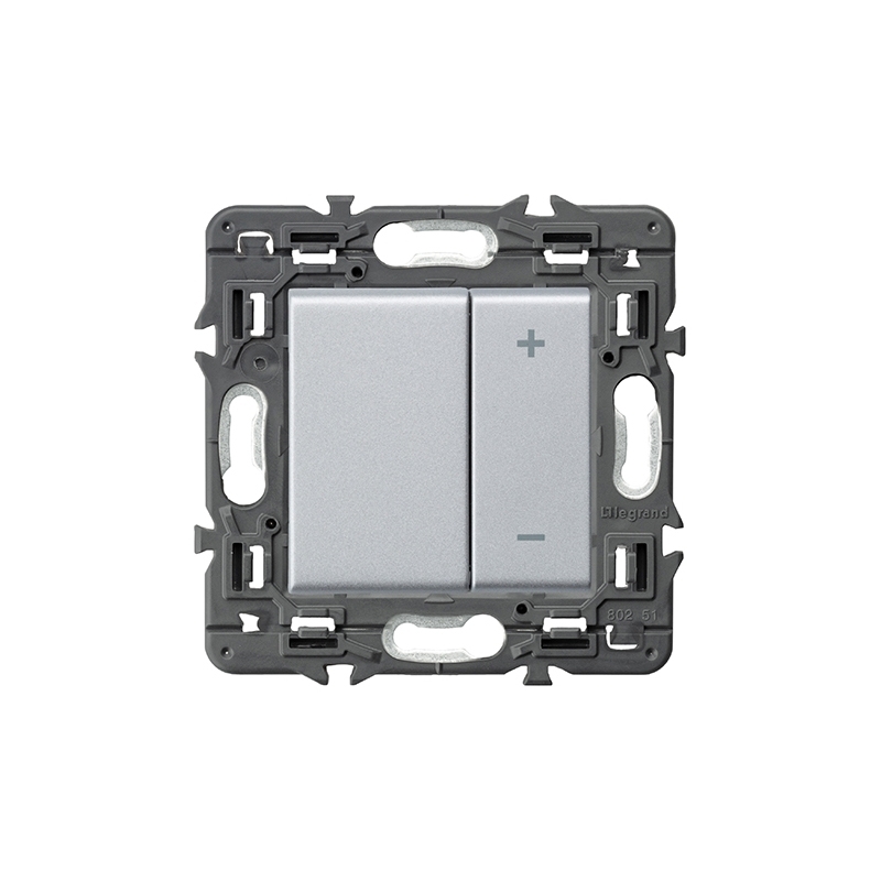 LEGRAND | 741354 | VALENA NEXT-REGULADOR PULSADOR UNIVERSAL 400W ALUMINIO