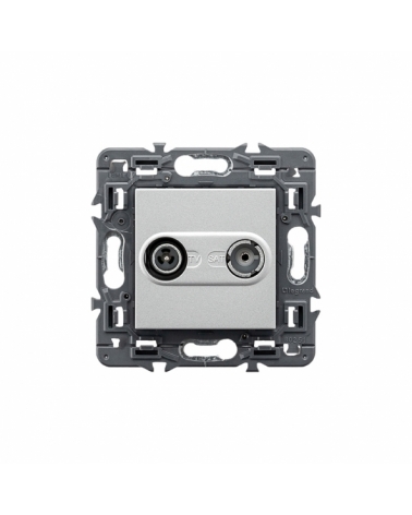 LEGRAND | 741372 | VALENA NEXT-BASE TV/R-SAT INTERMEDIA ALUMINIO