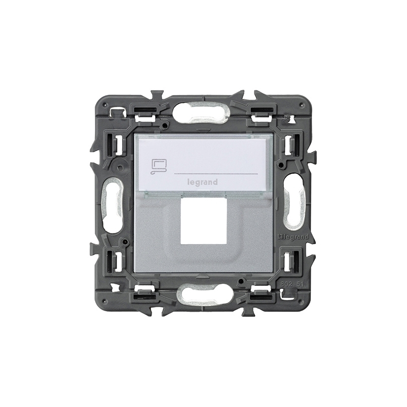 LEGRAND | 741377 | VALENA NEXT-ADAPT.1XRJ45 KEYSTONE ALUMINIO