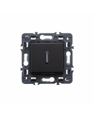 LEGRAND | 741441 | VALENA NEXT-CONMUTADOR 1P LUMIN 10AX DARK