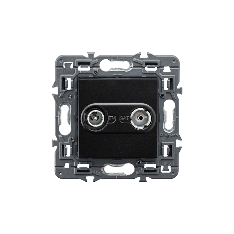 LEGRAND | 741470 | VALENA NEXT-BASE TV/R-SAT UNICA DARK