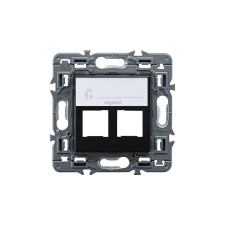 LEGRAND | 741478 | VALENA NEXT-ADAPT.2XRJ45 KEYSTONE DARK