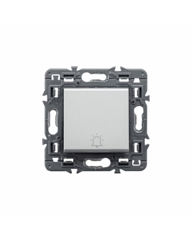 LEGRAND | 741358 | VALENA NEXT-PULSADOR CAMPANA 1P 6A ALUMINIO