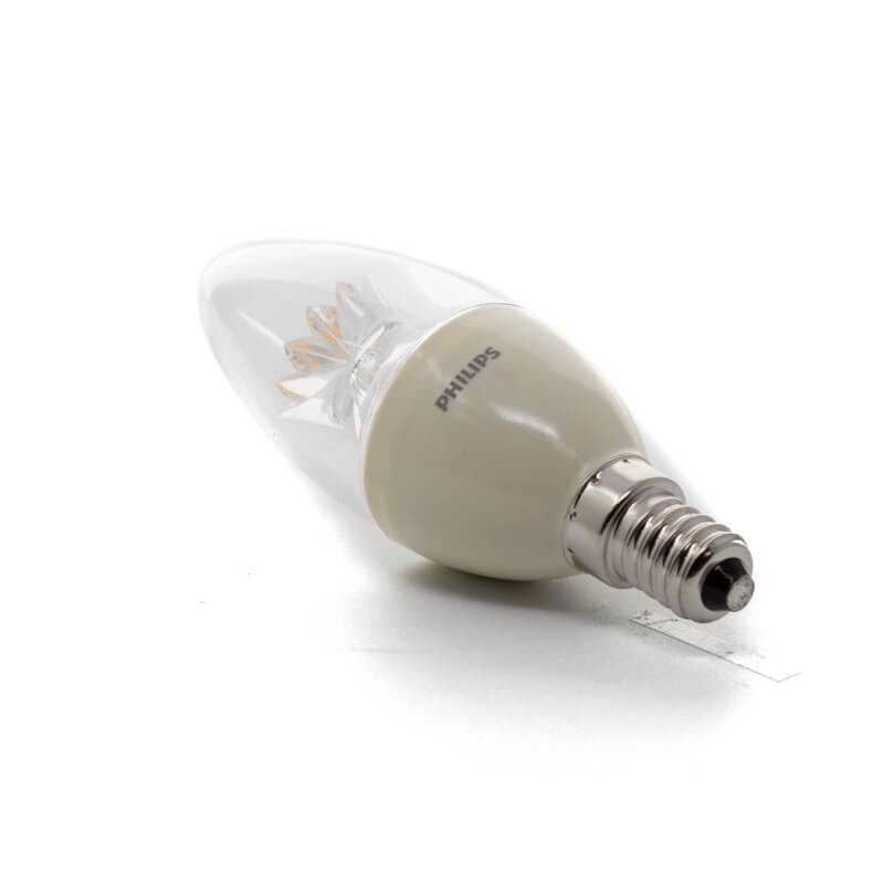 Bombilla Philips MASTER LEDcandle DT 6-40W E14 B38 CL - ¡en 360°! - DivisionLED