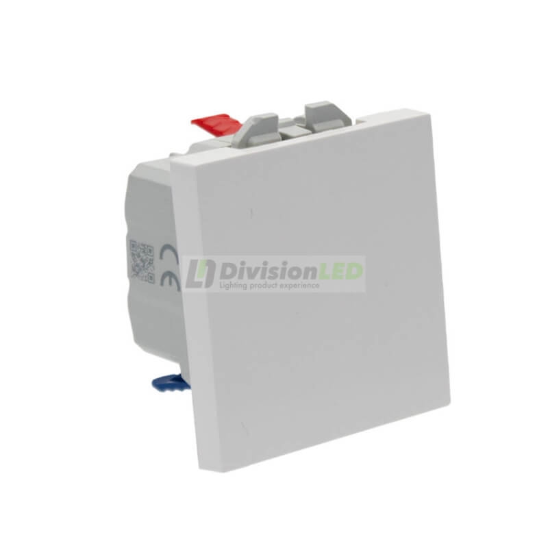 SIMON | 20000101-090 | INTERRUPTOR UNIPOLAR PULSANTE 10AX 230V~ CON SISTEMA DE EMBORNAMIENTO RÁPIDO BLANCO SIMON 270