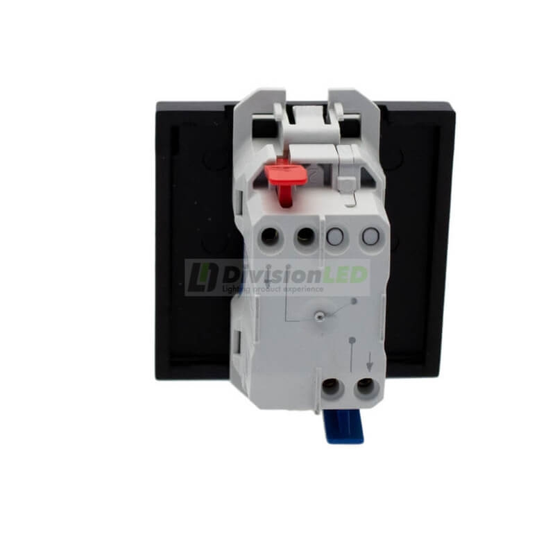 SIMON | 20000101-098 | INTERRUPTOR UNIPOLAR PULSANTE 10AX 230V~ CON SISTEMA DE EMBORNAMIENTO RÁPIDO NEGRO MATE SIMON 270