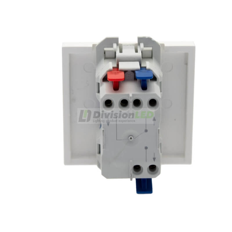 SIMON | 20000201-090 | CONMUTADOR PULSANTE 10AX 230V~ CON SISTEMA DE EMBORNAMIENTO RÁPIDO BLANCO SIMON 270