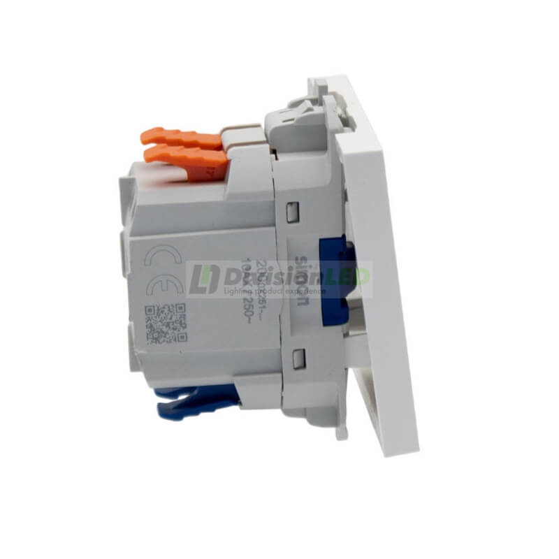 SIMON 20000251-090 Cruzamiento pulsante 10AX blanco SIMON 270