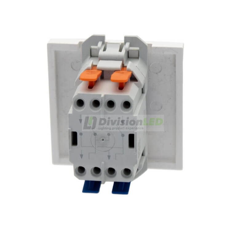 SIMON 20000251-090 Cruzamiento pulsante 10AX blanco SIMON 270