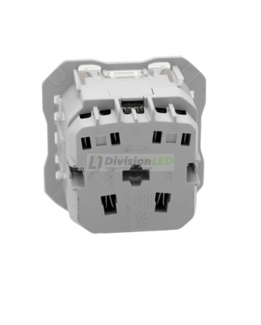 SIMON 20000432-090 Base de enchufe schuko con embornamiento por tornillo blanco SIMON 270