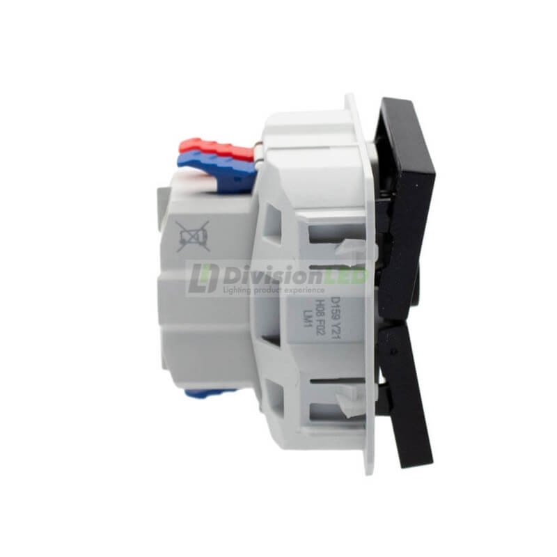 SIMON 20000333-098 Interruptor de persianas con 3 posiciones negro mate SIMON 270