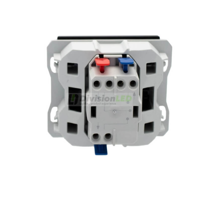 SIMON 20000333-098 Interruptor de persianas con 3 posiciones negro mate SIMON 270