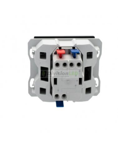 SIMON 20000333-098 Interruptor de persianas con 3 posiciones negro mate SIMON 270