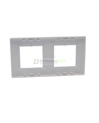 SIMON 27000620-090 Marco estética icon con 2 elementos blanco SIMON 270