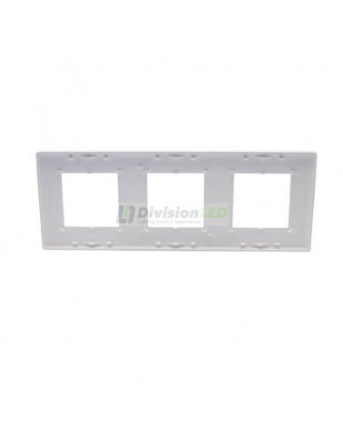 SIMON 27000630-090 Marco estética icon con 3 elementos blanco SIMON 270