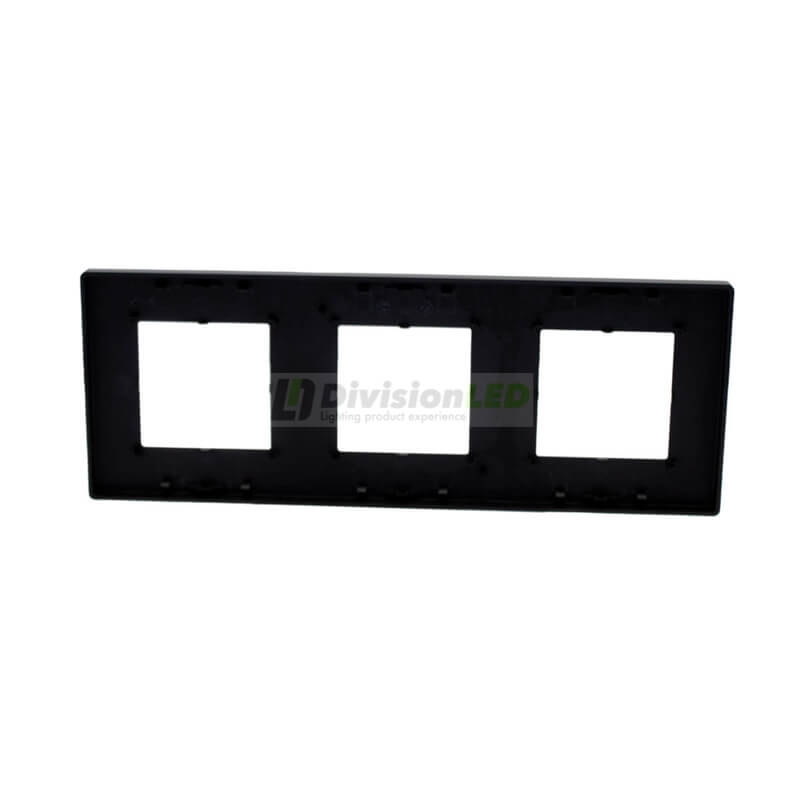 SIMON 27000630-098 Marco estética icon con 3 elementos negro mate SIMON 270