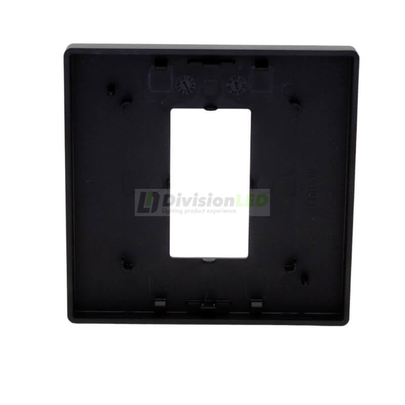 SIMON 27101610-098 Marco mínimo con 1 elemento negro mate SIMON 270