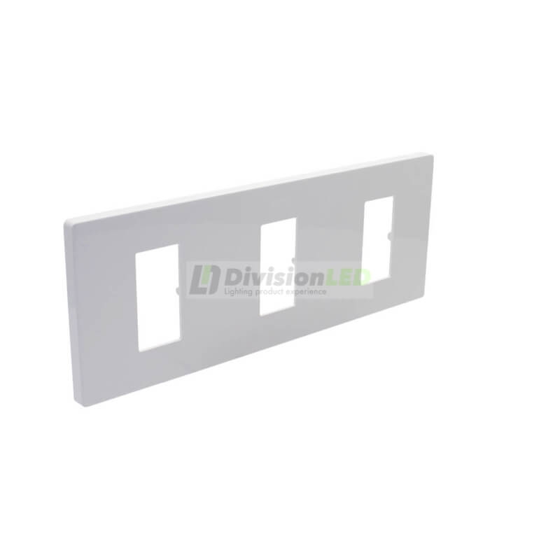 SIMON 27101630-090 Marco mínimo con 3 elementos blanco SIMON 270