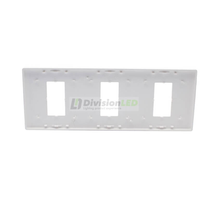 SIMON 27101630-090 Marco mínimo con 3 elementos blanco SIMON 270