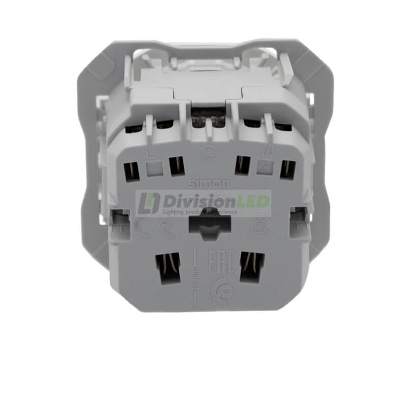 SIMON 20000434-090 Base de enchufe Clean schuko blanco SIMON 270