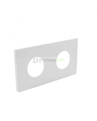 SIMON 27110620-090 Marco mínimo para enchufes con 2 elementos blanco SIMON 270