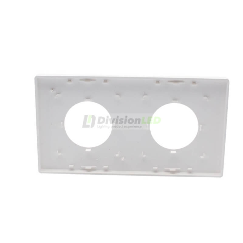 SIMON 27110620-090 Marco mínimo para enchufes con 2 elementos blanco SIMON 270