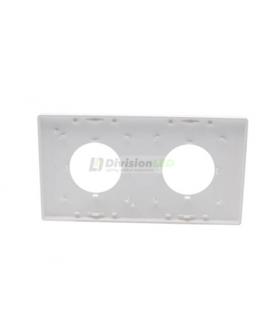 SIMON 27110620-090 Marco mínimo para enchufes con 2 elementos blanco SIMON 270