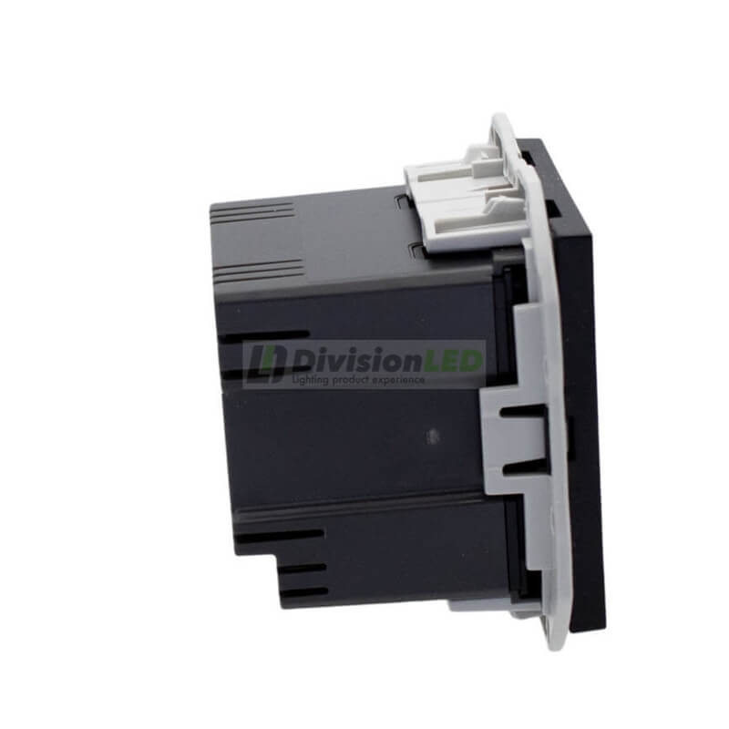 SIMON 20000096-098 Cargador USB doble 2,1A tipo A+A negro mate SIMON 270