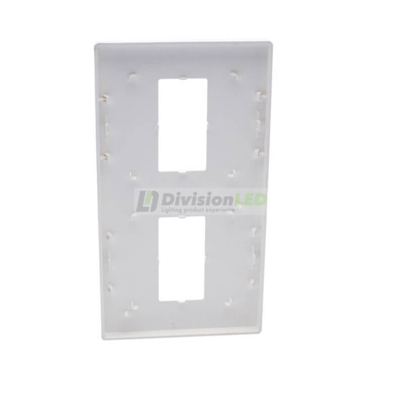 SIMON 27111620-090 Marco mínimo vertical con 2 elementos blanco SIMON 270