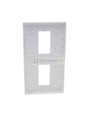 SIMON 27111620-090 Marco mínimo vertical con 2 elementos blanco SIMON 270