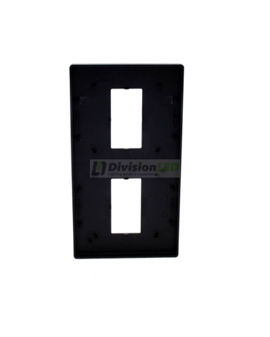 SIMON 27111620-098 Marco mínimo vertical con 2 elementos negro mate SIMON 270